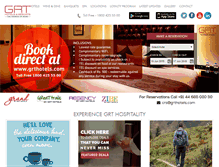 Tablet Screenshot of grthotels.com